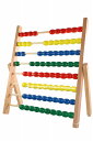 モンテッソーリ　アバカス (木製ビーズそろばん) Montessori Abacus 知育玩具 算数教育　Sensorial 推奨年齢　5歳ぐらいから 10個のビーズが8列ならんでいます(在庫時期によっては10列のものもありますが、現在の在庫は8列のものです)。アバカスといわれているそろばんで欧米のこどものさんすう教育では必需品です。 木製ビーズを使って、視覚と手で動かすことで数の概念や計算を体得していきます。カラフルな色のパターン順序など楽しく「遊んで学べる」要素も入っています。 大きさ：　31 x 37 cm ＊＊　写真にあるように脚が若干異なるフォームがありますが、入荷ロッドにより違いますので、その点はご留意くださいませ。選べません。 ** 細かなモノや角があるものもありますので、3歳以下のお子様に与える際はご注意くださいませ。親の見守る前で遊ばせるようにしてください。誤飲やケガなどの責任は当店は負えません。免責にご同意いただいたうえでご購入お願い申し上げます。ゆうパックでの発送です。
