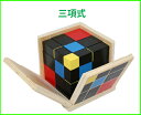 モンテッソーリ　三項式　Trinomial Cube Montessori　知育玩具