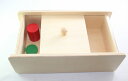 モンテッソーリ　スライド蓋付き箱　Montessori Box with Sliding Lid 知育玩具 2