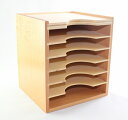 モンテッソーリ　幾何図形カード用キャビネット　Montessori Geometric Card Cabinet 知育玩具