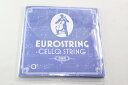 チェロ弦　Eurostring　シルバー巻き　4弦セット（A D G C サイズ：　4/4 -　ADGC弦の4弦セット -　A: シルバー巻き -　D: シルバー巻き -　G: シルバー巻き -　C: シルバー巻き -　高品質 その他のチェロ弦はこちらをご参照くださいませ。クリックポストでの発送です。