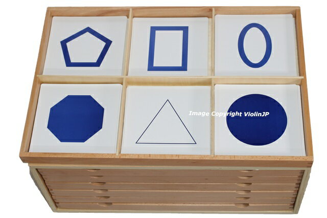 モンテッソーリ　幾何たんす Montessori Geometric Cabinet 知育玩具 2