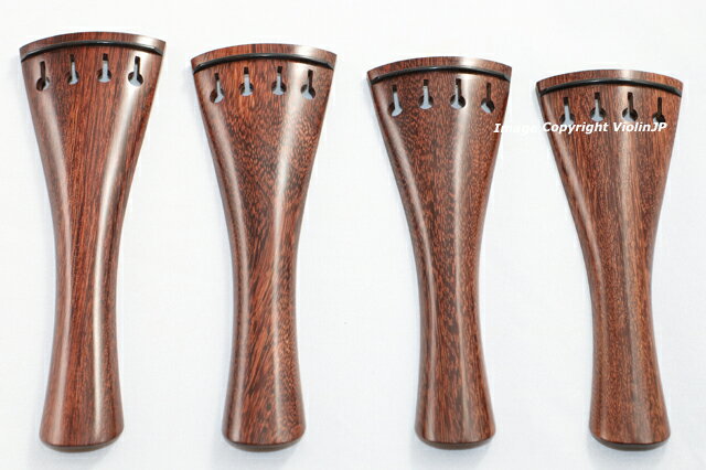 ビオラ用　 テールピース　タマリンド 空洞(Hollow)型　黒フレット　12.5cm、13cm、13.5cm、14cm