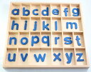 モンテッソーリ　切り抜きアルファベット #2　小文字　Montessori Movable Alphabet Lowercase 知育玩具