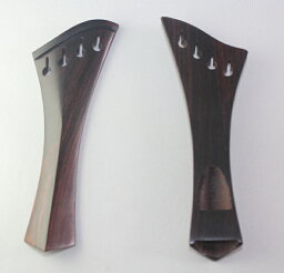 分数3/4バイオリン用　 紫檀テールピース ハープ型