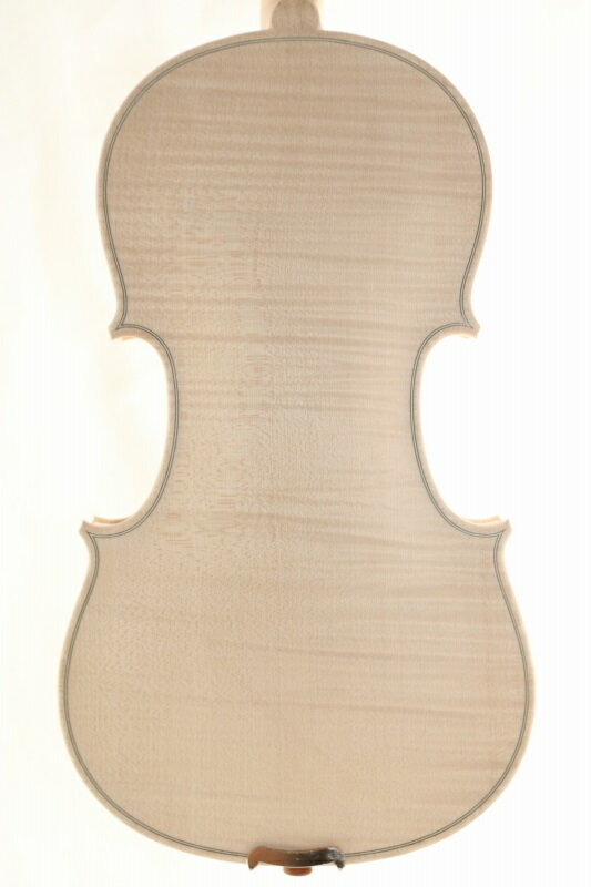 白木バイオリン ♪ワンピースバック♪ プロジェクト用 ニス未塗装 ホワイト・バイオリン