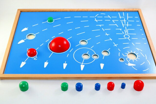 ���ƥå����ꡡ���۷ϡ�ŷ�Ρ�����������Montessori Astronomy Map of the Planets �ΰ���