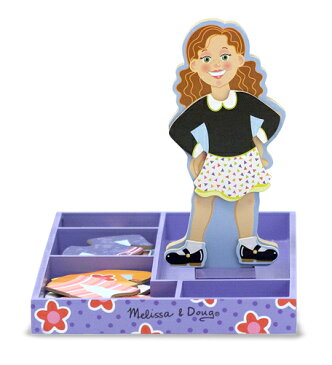 メリッサ&ダグ　マギー・リー　マグネット着せ替え　　Melissa & Doug Maggie Leigh Magnetic Dress-Up Set