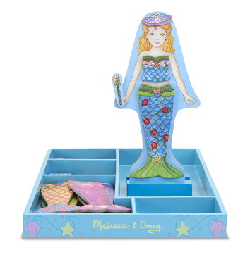メリッサ&ダグ 人魚マーメイド マグネット着せ替え Melissa & Doug Merry Mermaid Magnetic Dress-Up Set