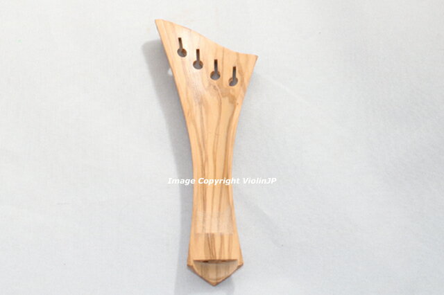 ハープ型ホロー（Hollow、空洞)　イタリアン・オリーブウッド　テールピース 　黒フレット