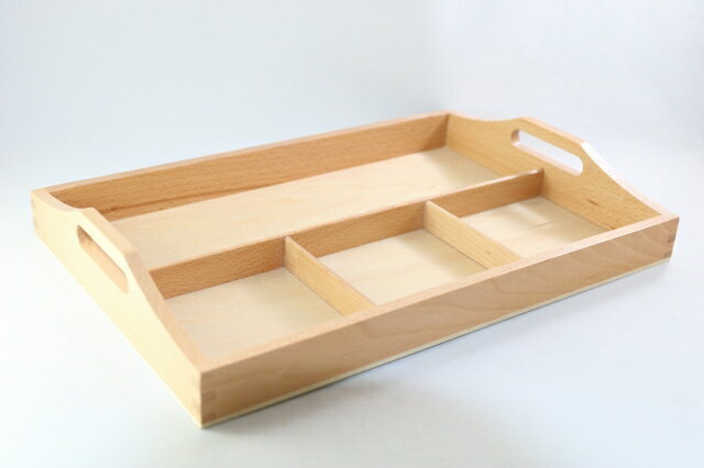 モンテッソーリ　ソーティング・トレイ ♪中、4仕切り♪　Montessori Sorting Tray 知育玩具