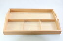 モンテッソーリ　ソーティング・トレイ ♪中、4仕切り♪　Montessori Sorting Tray 知育玩具 2