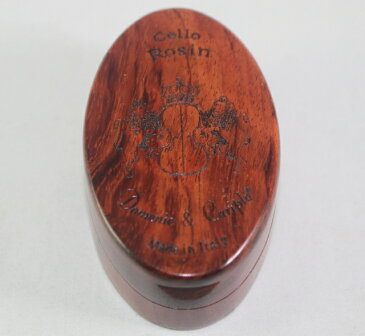 松脂 チェロ 紫檀オーバル木箱 Made in Italy ロジン Rosin ♪ビオラ・バイオリンにも♪