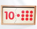モンテッソーリ　木製数字パズル　Montessori Number Puzzle 知育玩具