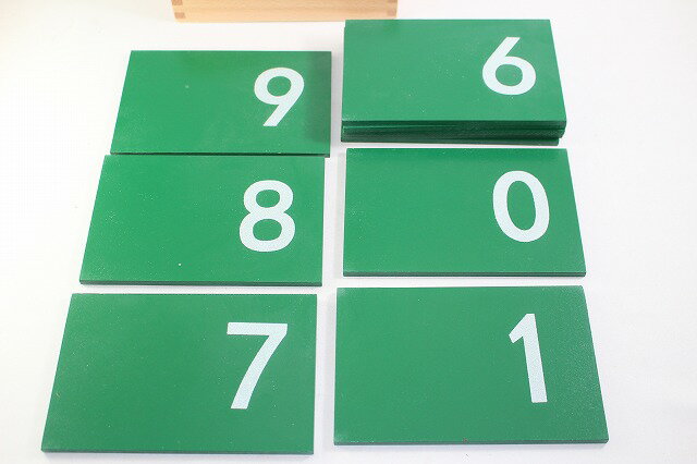 eb\[@@(ؔ)@Montessori Sandpaper Numbers mߋ