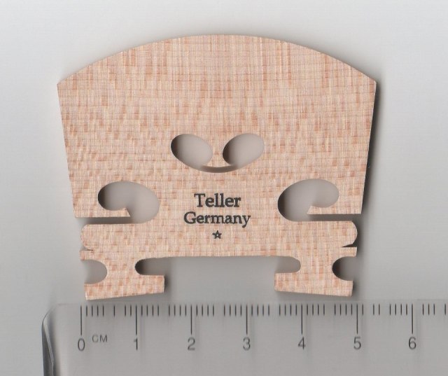 ビオラ駒 Josef Teller　"1 Star"　テラー　 1星 サイズ選択：　46mm, 48mm, 50mm, 52mm 加工前 Teller社　(Josef Teller)、ドイツ製クリックポストでの発送です。