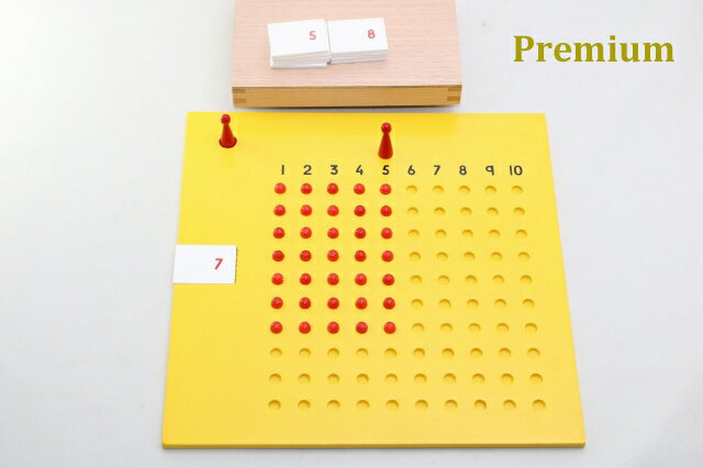 �ڥץ�ߥ��ࡦ�饤��ۥ��ƥå����ꡡ�ݤ����� ����Ȣ�դ�����Montessori Multiplication Board �ΰ���