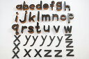 モンテッソーリ　切り抜きアルファベット 小文字　ブラック　♪小、箱なし、文字のみ♪　Montessori Movable Alphabet Lowercase 知育玩具