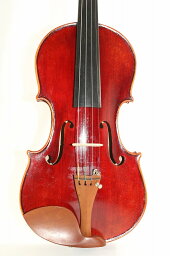 白ユリの紋章 赤バイオリン ♪オールド仕上げ♪　装飾スクロール　4/4 Fleur De Lys　ストラディバリ・モデル