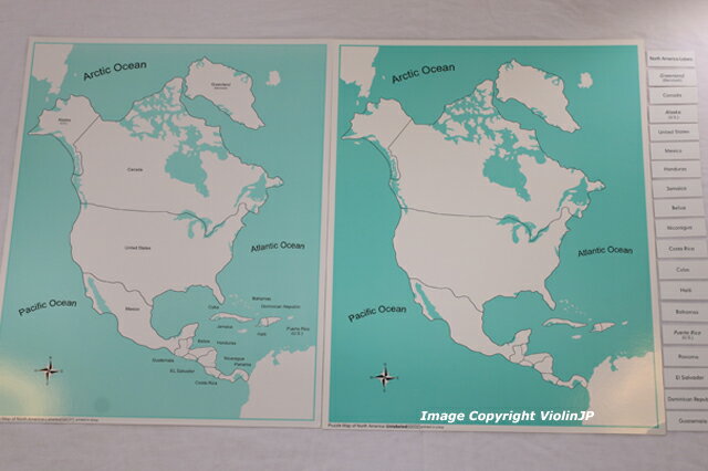 eb\[@kAJn}pY@#2@Montessori Puzzle Map of North America mߋ