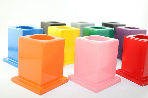 モンテッソーリ　色鉛筆立てセット　♪11色♪　Montessori Set of 11 Colored Pencil Holders 知育玩具 2