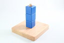 モンテッソーリ　キューブさし　Montessori Cubes on Vertical Dowel 知育玩具 1