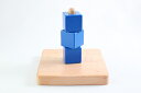 モンテッソーリ　キューブさし　Montessori Cubes on Vertical Dowel 知育玩具 2