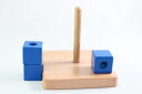 モンテッソーリ　キューブさし　Montessori Cubes on Vertical Dowel 知育玩具 3