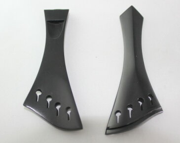 ハープ型　黒檀テールピース Harp Style Tailpiece 黒フレット