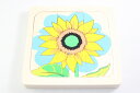 モンテッソーリ　ヒマワリの一生　パズル　Montessori Life Cycle of Sunflower Puzzle 知育玩具