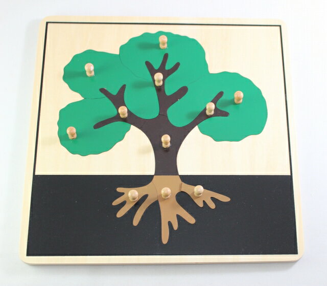 eb\[@؃pY@Montessori Tree Puzzle mߋ