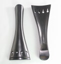 黒檀のテールピース、ホロー(Hollow、空洞)型、ブラック・フレット フレンチ型