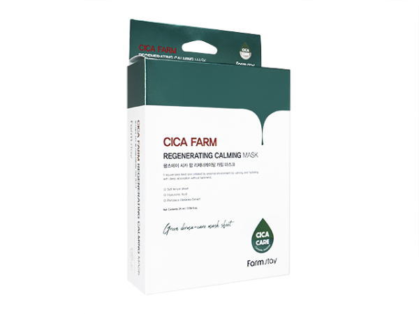 ファームステイ シカファーム・リジェネレーティングカーミングマスク25ml10枚[ヤマト便] 1箱 (Farmstay) Cica Farm Regenerating Calm..