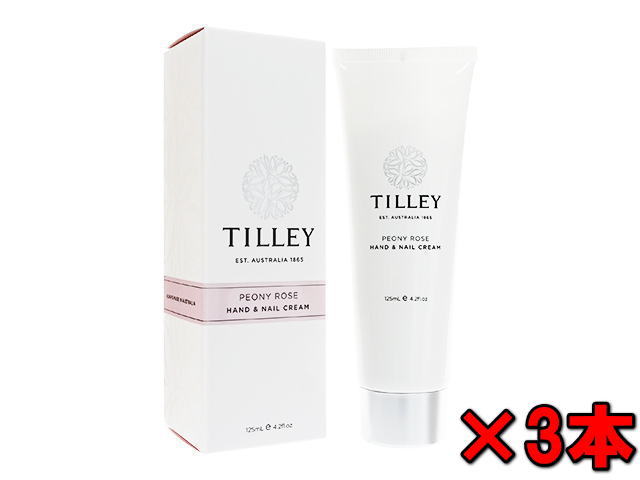 eB[ sIj[[YEnh&lCN[125ml[}g] 3{ (Tilley) Peony Rose Hand & Nail Cream