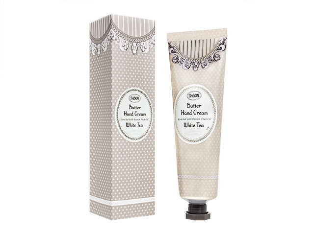 SABON メンズハンドクリーム サボン バターハンドクリーム(ホワイトティー)75ml (Sabon) Butter Hand Cream (White Tea) ※使用期限：2025年5月