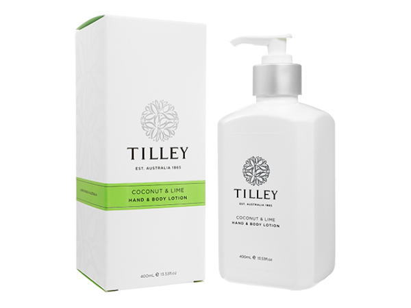 eB[ RRibc&CEnh&{fB[V400ml (Tilley) Coconut & Lime Hand & Body Lotion