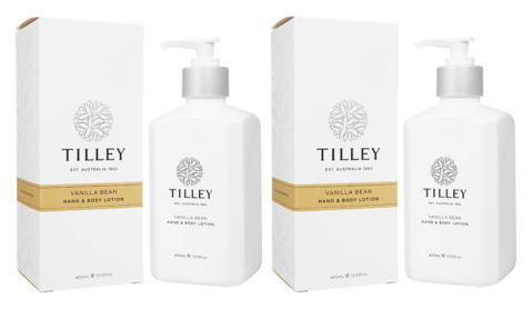 ティリー バニラビーン・ハンド&ボディローション400ml [ヤマト便] ×2本 (Tilley) Vanilla Bean Hand & Body Lotion