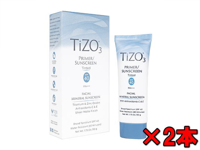 ^C][3vC}[ETXN[eBeBhSPF40_50g 2{ Tizo3 Primer/Sunscreen Tinted SPF40 50g gpF2025N02