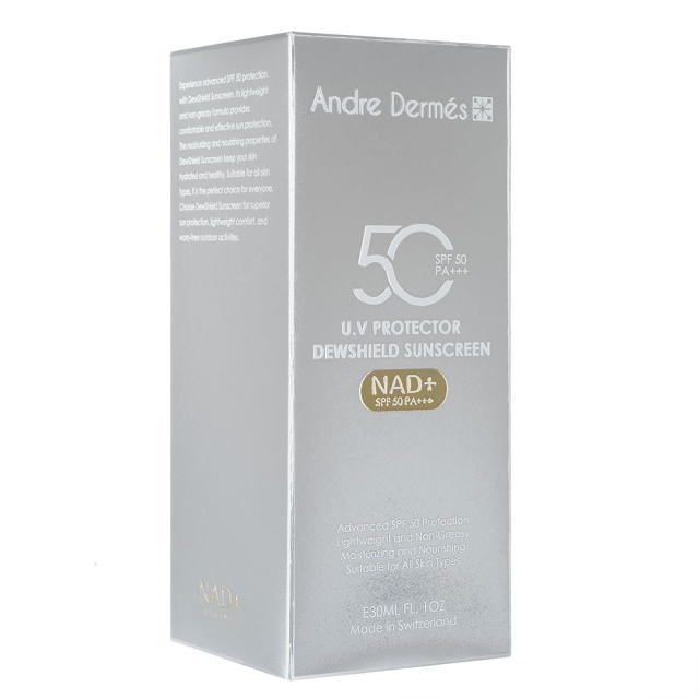 アンドレデルメス UVプロテクターデューシールドサンスクリーンNAD+SPF50_30ml 1箱 (AndreDermes) U.V Protector Dewshield Sunscreen NAD+ SPF50