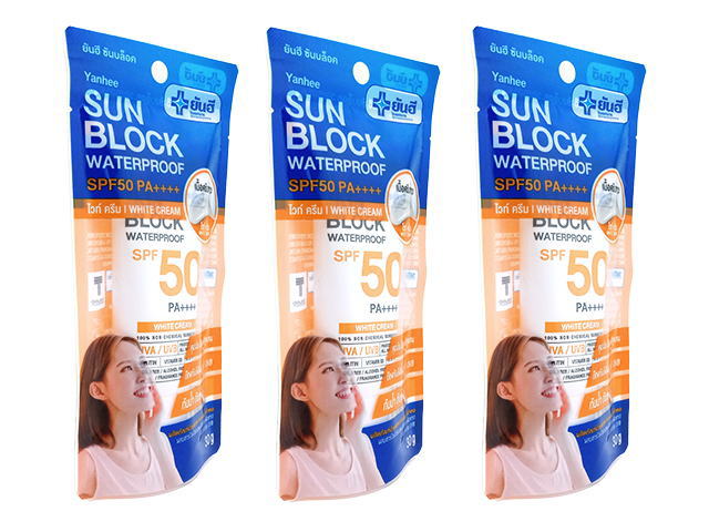 ҡ ֥åץ롼SPF50PA++++30g 3 (Yanhee) Sun Block Waterproof SPF50 PA++++ Ѵ¡2025ǯ5