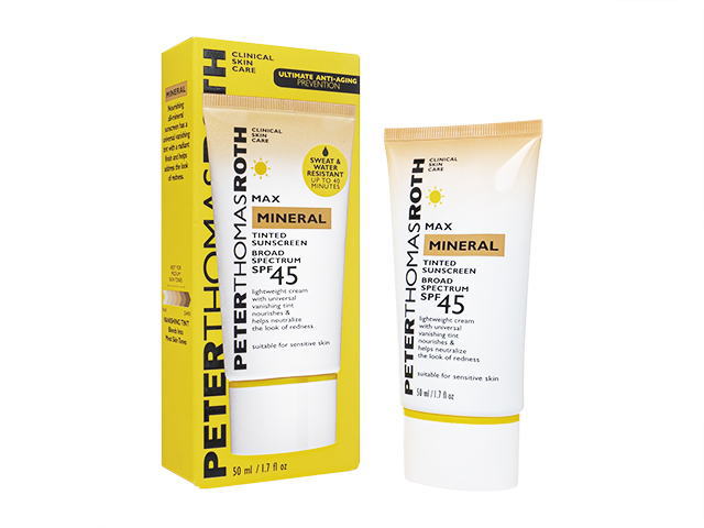 s[^[g[}XX }bNX~leBebhTXN[u[hXyNgSPF45_50ml (PeterThomasRoth) Max Mineral Tinted Sunscreen Broad Spectrum SPF45