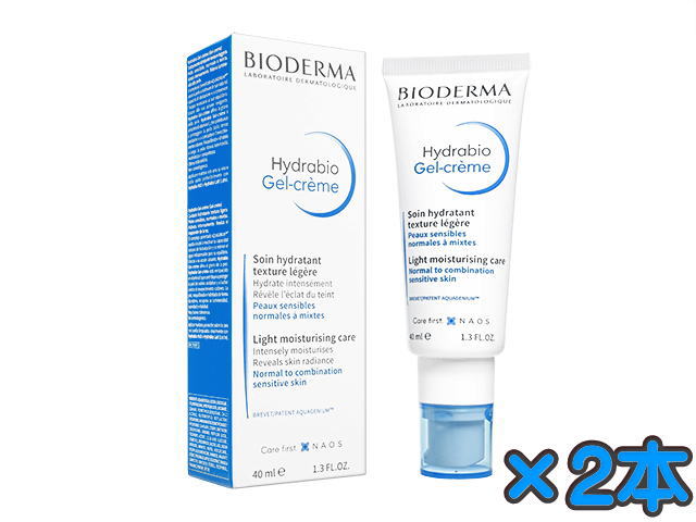 ビオデルマ イドラビオジェルクリーム 40ml ×2本 (Bioderma) Gel Cream 40ml