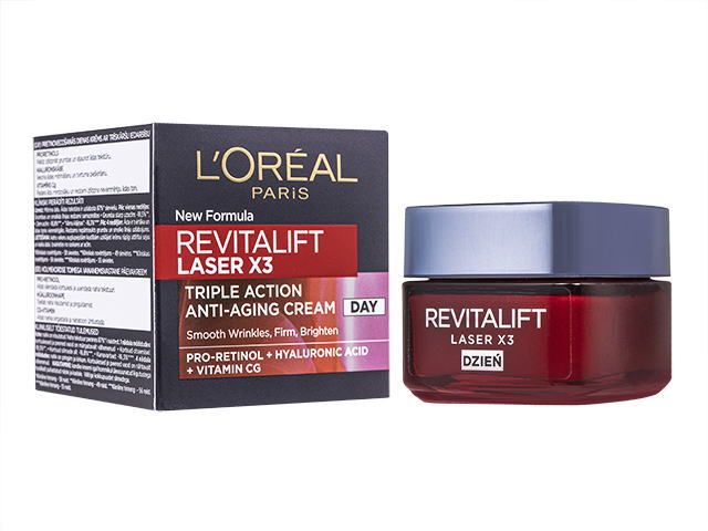 ロレアル パリ リバイタリフトレーザーX3トリプルアクションアンチエイジングクリーム(デイ)50ml (L 039 OREAL Paris) Revitalift Laser X3 Anti-Aging Care Day 40 （旧名 リバイタリフトレーザーX3 アンチエイジングケアデイ40 _50ml）