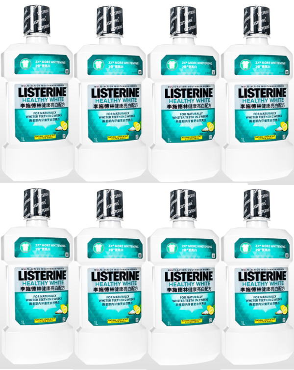 󥽥󡦥ɡ󥽥 ꥹƥإ륷ۥ磻 1000ml 5+3Free[8][ޥ] 1å Listerine HealthyWhite