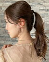 【専用すべり止め付き】 バナナクリップ 大きめ 大 ヘアクリップ シンプル バンスクリップ ヘアアクセサリー 髪留め クリップ オフィス パーティー ギフト レディース 人気 vi-0387a 2