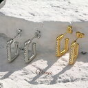 【20%OFFクーポン配布中】 ピアス 18k 18金 コーティング 金属アレルギー 対応 つけっぱなしOK ステンレス キャッチ シンプル 大人 上品 アクセサリー レディース ゴールド シルバー ジュエリー vi-1966