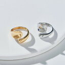 【20%OFFクーポン配布中】 リング 指輪 金属アレルギー対応 18K コーティング レディース ゴールド シルバー サージカルステンレス ステンレス316L シンプル アレルギー 対応 ギフト プレゼント 大人 重ね付け vi-2036