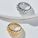 【20%OFFクーポン配布中】 リング 指輪 金属アレルギー対応 18K コーティング レディース ゴールド シルバー サージカルステンレス ステンレス316L シンプル アレルギー 対応 ギフト プレゼント 大人 重ね付け vi-2038