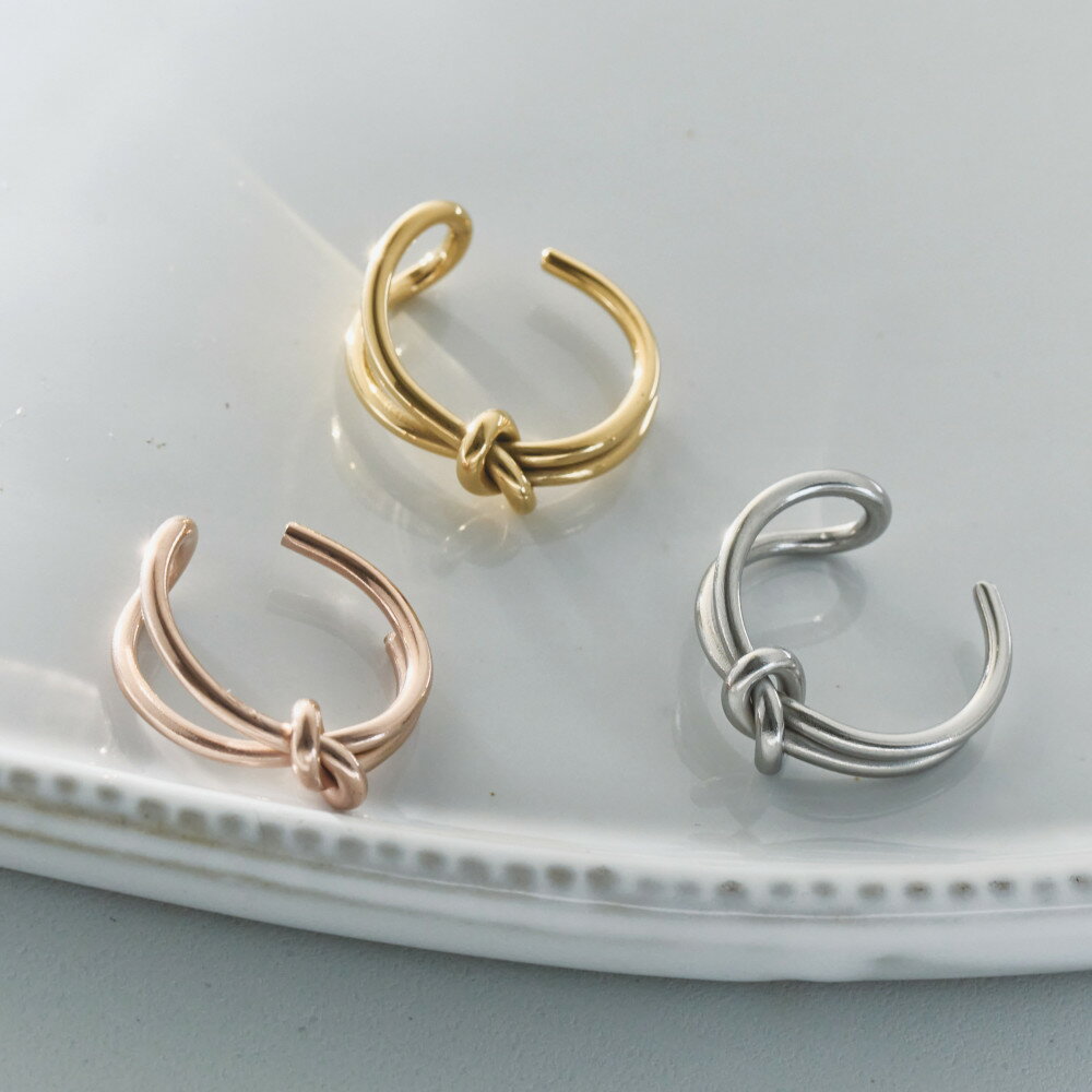 リング 指輪 金属アレルギー対応 18K コーティング レディース ゴールド シルバー サージカルステンレス ステンレス316L シンプル アレルギー 対応 ギ...