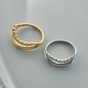 【20%OFFクーポン配布中】 リング 指輪 金属アレルギー対応 18K コーティング レディース ゴールド シルバー サージカルステンレス ステンレス316L シンプル アレルギー 対応 ギフト プレゼント 大人 重ね付け vi-2052